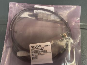 HPE X242 10G SFP+ to SFP+ 1m DAC Cable - J9281D
